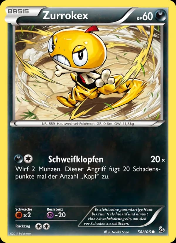 Zurrokex card in German