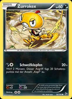 Zurrokex card in German