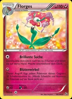 Florges card in German