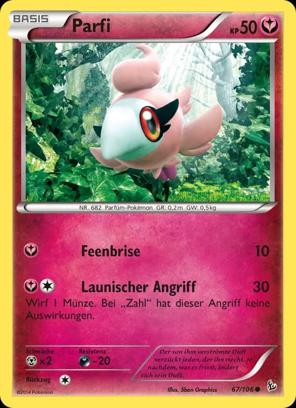 Parfi card in German