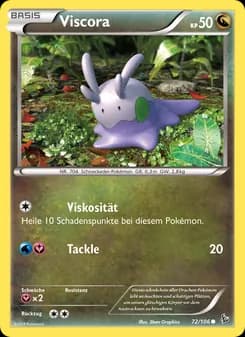 Viscora card in German