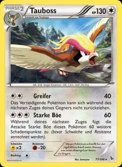 Tauboss card in German