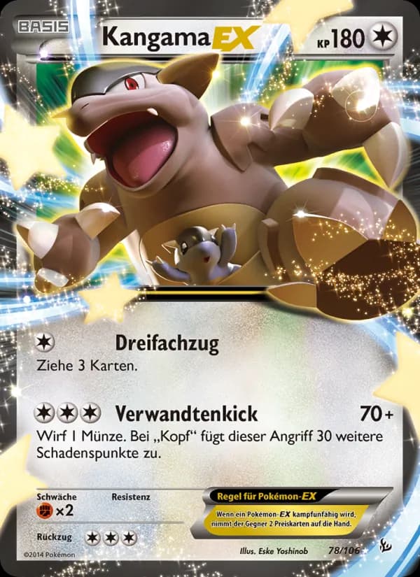 Kangama EX card in German