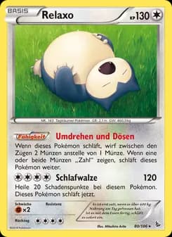 Relaxo card in German