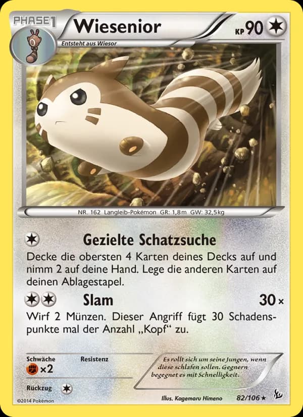 Wiesenior card in German