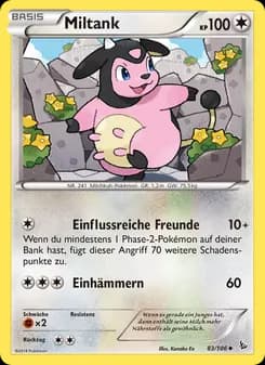 Miltank card in German