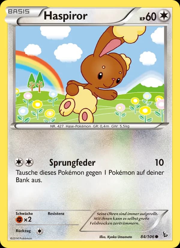 Haspiror card in German