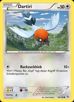 Dartiri card in German