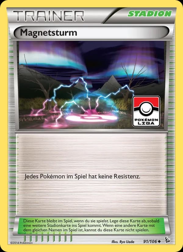 Magnetsturm card in German