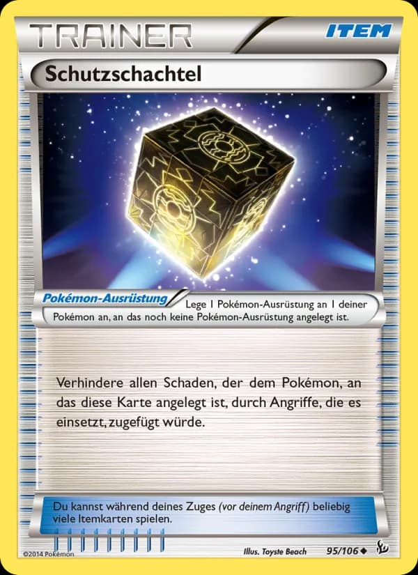 Schutzschachtel card in German
