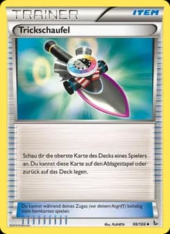 Trickschaufel card in German