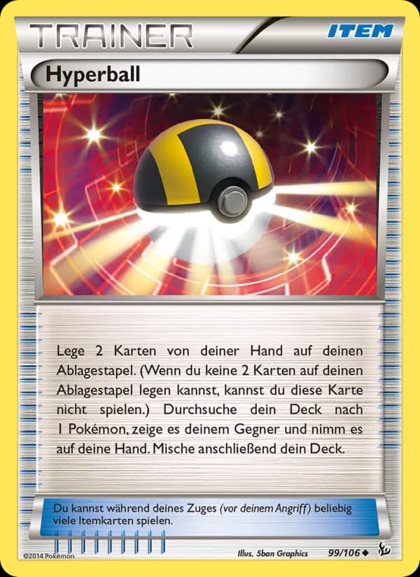 Hyperball card in German