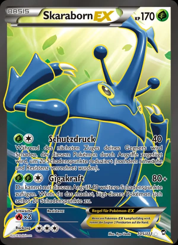 Skaraborn EX card in German