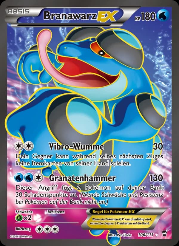 Branawarz EX card in German