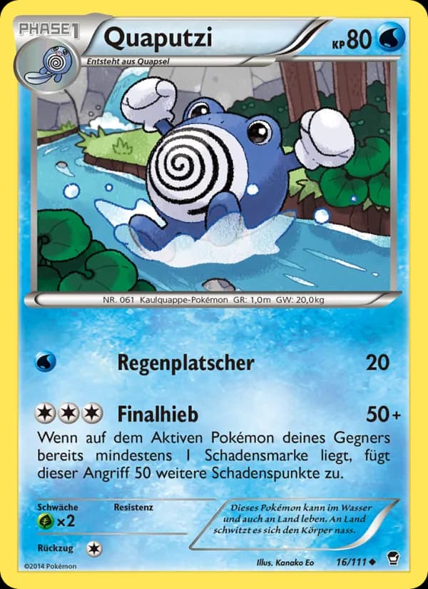 Quaputzi card in German