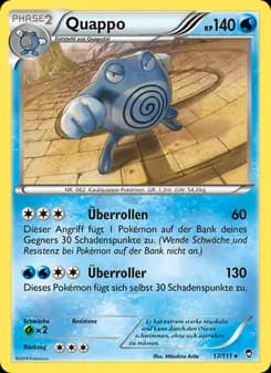 Quappo card in German