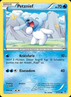 Petznief card in German
