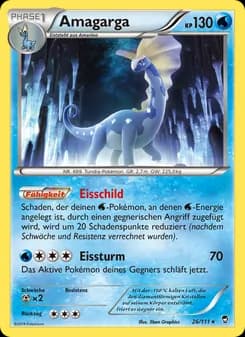 Amagarga card in German