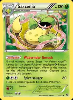 Sarzenia card in German