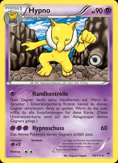 Hypno card in German