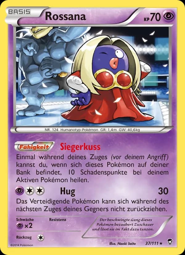 Rossana card in German