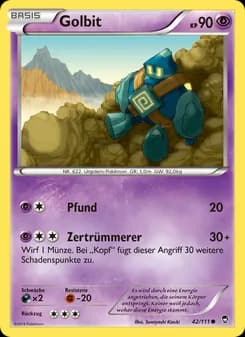Golbit card in German