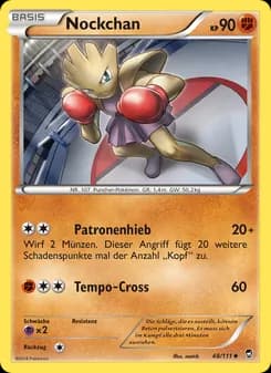 Nockchan card in German