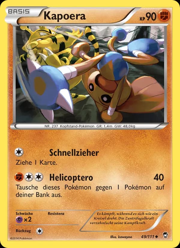 Kapoera card in German