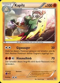 Kapilz card in German