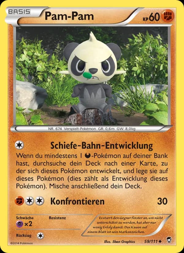Pam-Pam card in German