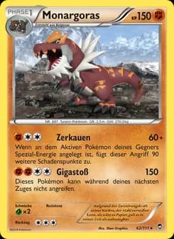 Monargoras card in German