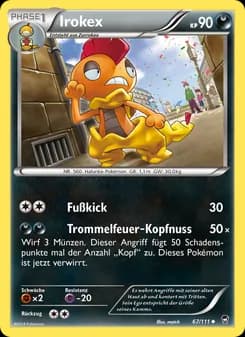 Irokex card in German