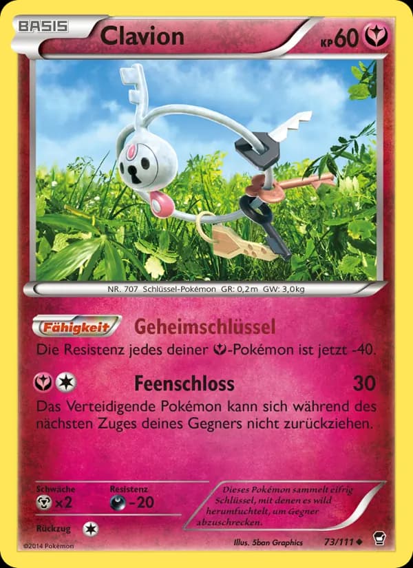 Clavion card in German