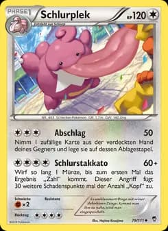 Schlurplek card in German