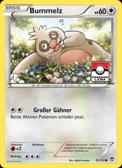 Bummelz card in German