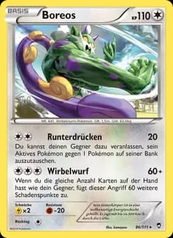 Boreos card in German