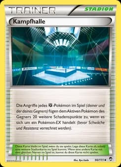 Kampfhalle card in German