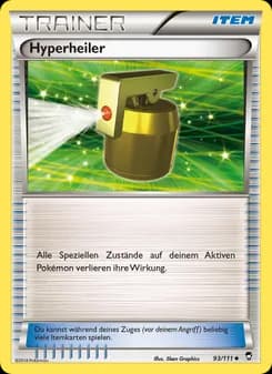 Hyperheiler card in German