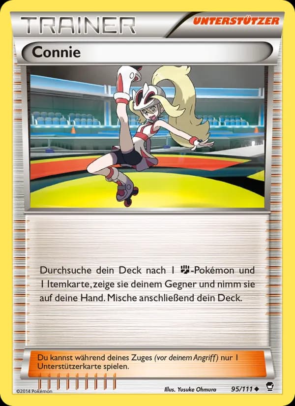 Connie card in German