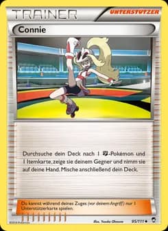 Connie card in German