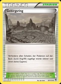 Gebirgsring card in German