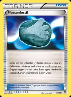 Flossenfossil card in German