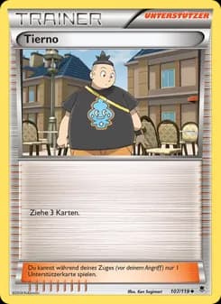 Tierno card in German