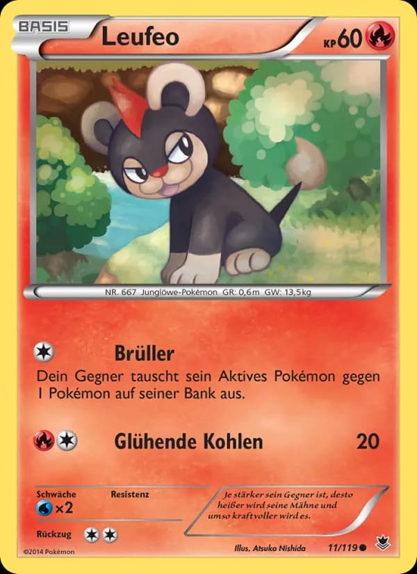 Leufeo card in German