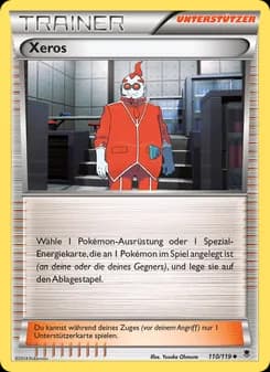 Xeros card in German