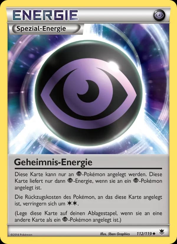 GeheimnisEnergie card in German