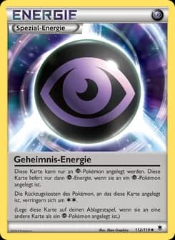 GeheimnisEnergie card in German