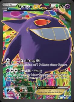 Gengar EX card in German
