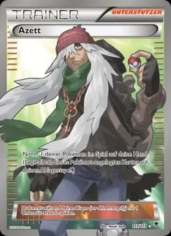 Azett card in German