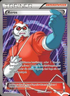 Xeros card in German